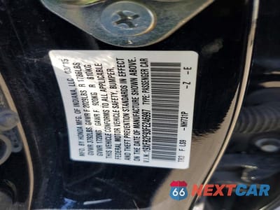 Zdjęcie 12 z 12 samochodu: 2015 HONDA CIVIC EXL VIN:19XFB2F93FE246997 - miniatura
