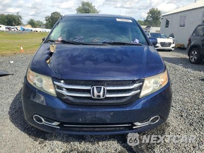 Piąte zdjęcie samochodu w środku: 2014 HONDA ODYSSEY EXL VIN:5FNRL5H69EB111160 - miniatura