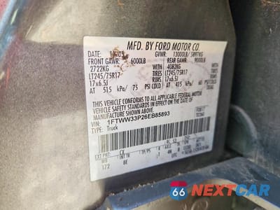 Zdjęcie 12 z 13 samochodu: 2006 FORD F350 SUPER DUTY VIN:1FTWW33P26EB85893 - miniatura