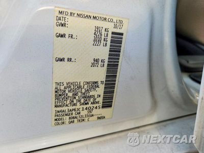 Zdjęcie 12 z 12 samochodu: 2018 NISSAN ALTIMA 2.5 SL VIN:1N4AL3AP6JC140245 - miniatura