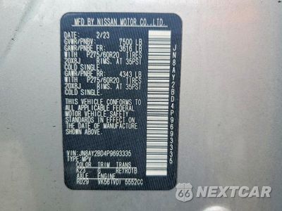 Zdjęcie 13 z 13 samochodu: 2023 NISSAN ARMADA SL VIN:JN8AY2BD4P9693335 - miniatura