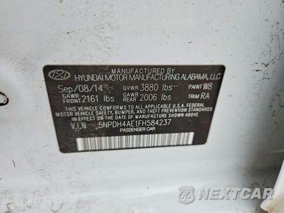 Zdjęcie 12 z 12 samochodu: 2015 HYUNDAI ELANTRA SE VIN:5NPDH4AE1FH584237 - miniatura