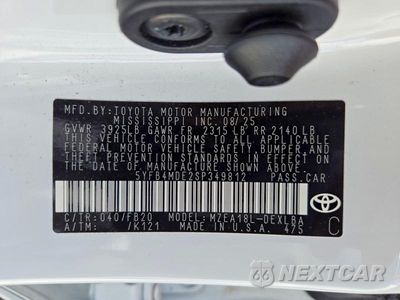 Zdjęcie 12 z 12 samochodu: 2025 TOYOTA COROLLA LE VIN:5YFB4MDE2SP349812 - miniatura