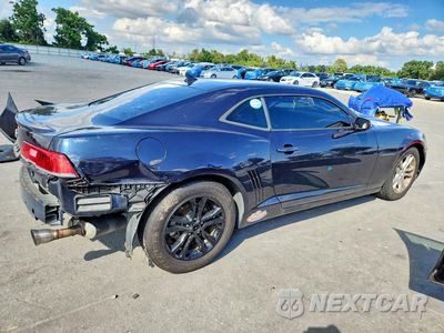 Trzecie zdjęcie samochodu z tyłu: 2014 CHEVROLET CAMARO LS VIN:2G1FA1E37E9267724 - miniatura