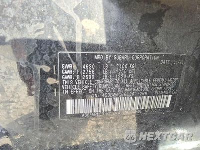 Zdjęcie 12 z 12 samochodu: 2020 SUBARU LEGACY PREMIUM VIN:4S3BWAC66L3017269 - miniatura