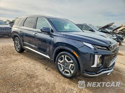Czwarte zdjęcie samochodu z boku: 2024 HYUNDAI PALISADE SEL PREMIUM VIN:KM8R44GE1RU744647 - miniatura
