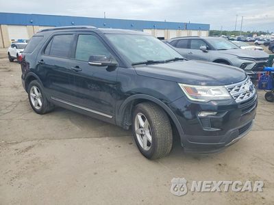 Czwarte zdjęcie samochodu z boku: 2018 FORD EXPLORER XLT VIN:1FM5K7D84JGC53643 - miniatura