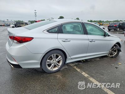 Trzecie zdjęcie samochodu z tyłu: 2018 HYUNDAI SONATA SEL+ VIN:5NPE34AF7JH718544 - miniatura