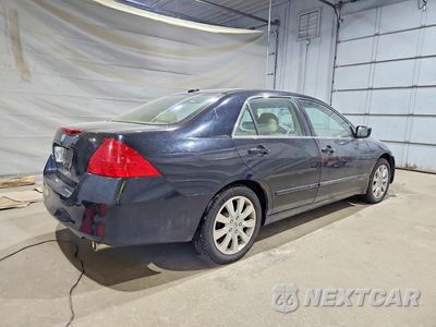 Trzecie zdjęcie samochodu z tyłu: 2007 HONDA ACCORD EX VIN:1HGCM66587A090222 - miniatura