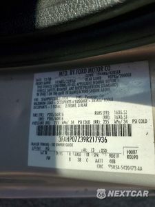 Zdjęcie 12 z 12 samochodu: 2009 FORD FUSION SE VIN:3FAHP07Z39R217936 - miniatura
