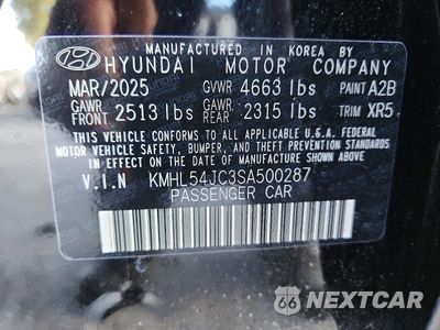Zdjęcie 12 z 12 samochodu: 2025 HYUNDAI SONATA N LINE VIN:KMHL54JC3SA500287 - miniatura