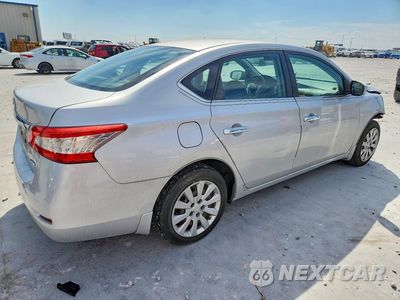 Trzecie zdjęcie samochodu z tyłu: 2014 NISSAN SENTRA S VIN:3N1AB7AP2EL697784 - miniatura