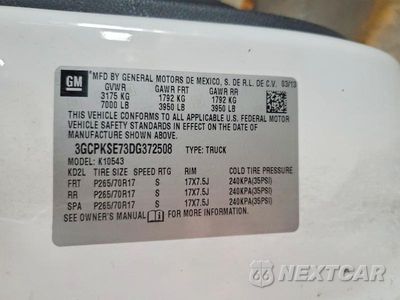 Zdjęcie 14 z 14 samochodu: 2013 CHEVROLET SILVERADO K1500 LT VIN:3GCPKSE73DG372508 - miniatura