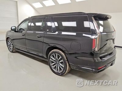 Drugie zdjęcie samochodu z przodu: 2022 CADILLAC ESCALADE ESV SPORT PLATINUM VIN:1GYS4RKL0NR347043 - miniatura
