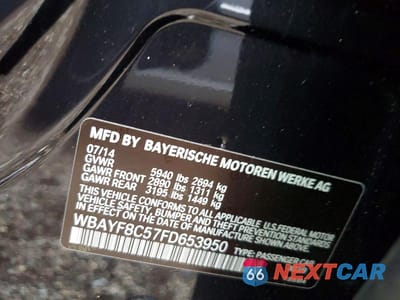 Zdjęcie 12 z 12 samochodu: 2015 BMW 750 LXI VIN:WBAYF8C57FD653950 - miniatura