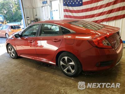 Drugie zdjęcie samochodu z przodu: 2019 HONDA CIVIC LX VIN:19XFC2F61KE214286 - miniatura
