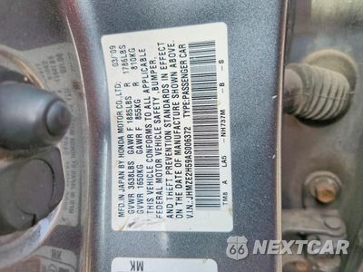 Zdjęcie 12 z 12 samochodu: 2010 HONDA INSIGHT LX VIN:JHMZE2H59AS006372 - miniatura