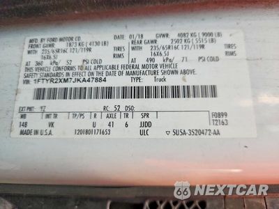 Zdjęcie 13 z 13 samochodu: 2018 FORD TRANSIT REFRIGERATED DELIVERY VAN VIN:1FTYR2XM7JKA47884 - miniatura