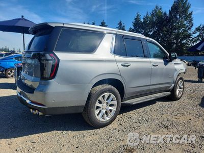 Trzecie zdjęcie samochodu z tyłu: 2025 CHEVROLET TAHOE K1500 PREMIER VIN:1GNS6SRD0SR186475 - miniatura