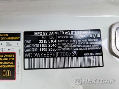 Zdjęcie 12 z 12 samochodu: 2018 MERCEDES-BENZ C 43 4MATIC AMG VIN:WDDWK6EB6JF700739 - miniatura