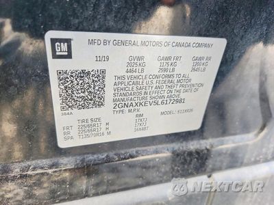 Zdjęcie 13 z 13 samochodu: 2020 CHEVROLET EQUINOX LT VIN:2GNAXKEV5L6172981 - miniatura