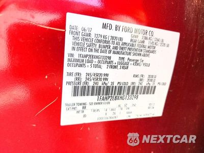 Zdjęcie 13 z 13 samochodu: 2017 FORD TAURUS SEL VIN:1FAHP2E8XHG133298 - miniatura