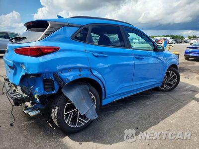 Trzecie zdjęcie samochodu z tyłu: 2022 HYUNDAI KONA N LINE VIN:KM8K3CA36NU859079 - miniatura