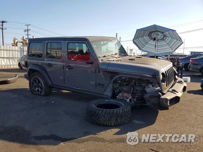 Czwarte zdjęcie samochodu z boku: 2020 JEEP WRANGLER UNLIMITED SPORT VIN:1C4HJXDN7LW142958 - miniatura