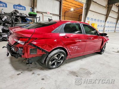 Trzecie zdjęcie samochodu z tyłu: 2023 HYUNDAI ELANTRA SEL VIN:KMHLS4AG1PU453150 - miniatura