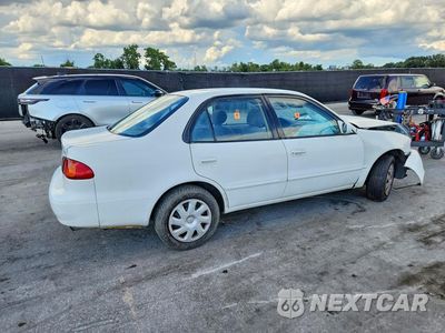 Trzecie zdjęcie samochodu z tyłu: 2002 TOYOTA COROLLA LE VIN:1NXBR12E62Z600140 - miniatura
