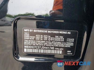Zdjęcie 13 z 13 samochodu: 2018 BMW X1 SDRIVE28I VIN:WBXHU7C37J5H41746 - miniatura