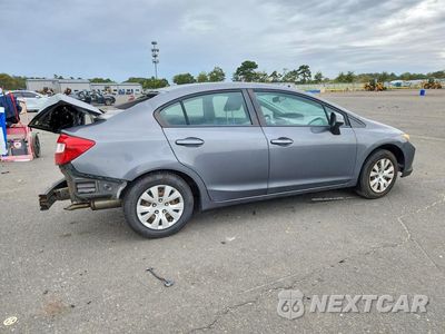 Trzecie zdjęcie samochodu z tyłu: 2012 HONDA CIVIC LX VIN:19XFB2F50CE311295 - miniatura