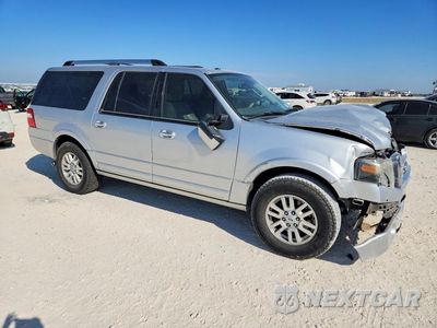 Czwarte zdjęcie samochodu z boku: 2014 FORD EXPEDITION EL LIMITED VIN:1FMJK1K58EEF27786 - miniatura