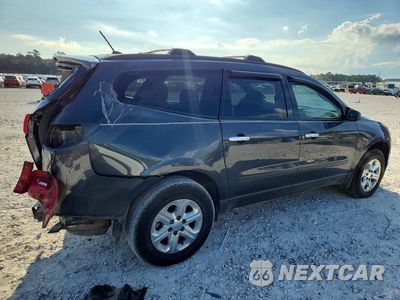 Trzecie zdjęcie samochodu z tyłu: 2012 CHEVROLET TRAVERSE LS VIN:1GNKRFED9CJ372746 - miniatura