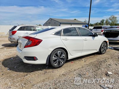 Trzecie zdjęcie samochodu z tyłu: 2017 HONDA CIVIC EX VIN:2HGFC1F30HH649833 - miniatura