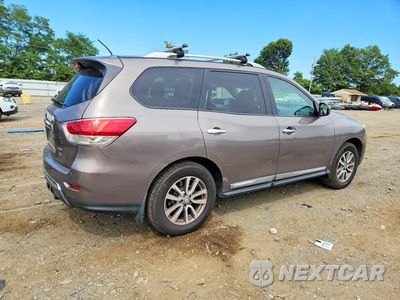 Trzecie zdjęcie samochodu z tyłu: 2014 NISSAN PATHFINDER SL VIN:5N1AR2MM8EC633432 - miniatura