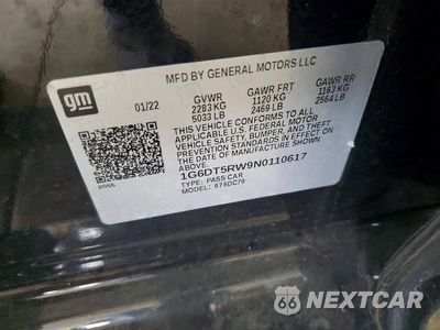 Zdjęcie 12 z 12 samochodu: 2022 CADILLAC CT5 PREMIUM LUXURY VIN:1G6DT5RW9N0110617 - miniatura