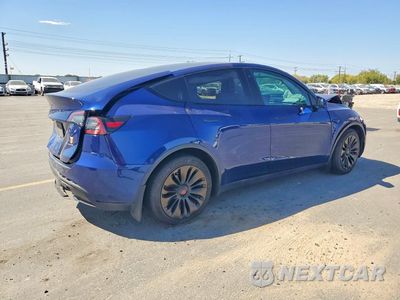 Trzecie zdjęcie samochodu z tyłu: 2020 TESLA MODEL Y VIN:5YJYGDEE2LF031735 - miniatura