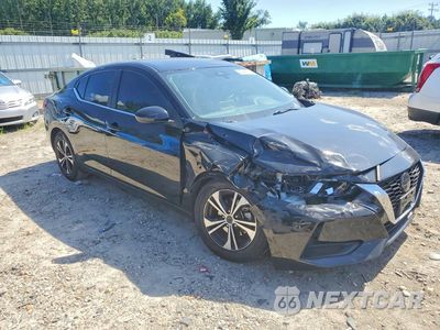 Czwarte zdjęcie samochodu z boku: 2021 NISSAN SENTRA SV VIN:3N1AB8CVXMY256827 - miniatura