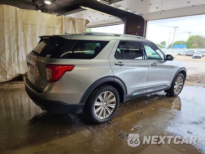 Trzecie zdjęcie samochodu z tyłu: 2020 FORD EXPLORER LIMITED VIN:1FMSK8FH0LGB95362 - miniatura
