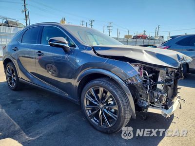 Czwarte zdjęcie samochodu z boku: 2026 LEXUS RX 350H F SPORT DESIGN VIN:2T2BBMCA0TC144393 - miniatura