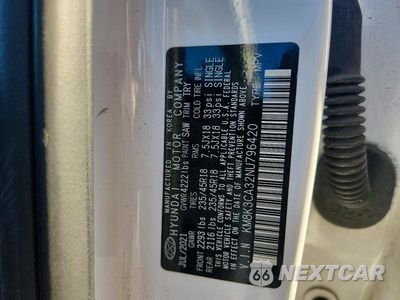 Zdjęcie 13 z 13 samochodu: 2022 HYUNDAI KONA N LINE VIN:KM8K3CA32NU796420 - miniatura