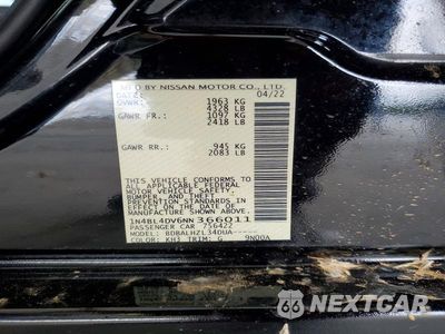 Zdjęcie 12 z 12 samochodu: 2022 NISSAN ALTIMA SV VIN:1N4BL4DV6NN366011 - miniatura