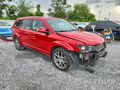 Czwarte zdjęcie samochodu z boku: 2019 DODGE JOURNEY GT VIN:3C4PDCEG2KT716804 - miniatura