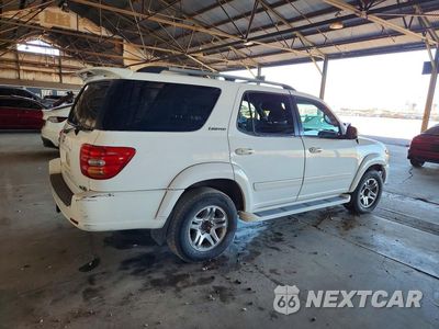 Trzecie zdjęcie samochodu z tyłu: 2004 TOYOTA SEQUOIA LIMITED VIN:5TDZT38A54S230715 - miniatura