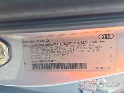 Zdjęcie 13 z 13 samochodu: 2016 AUDI A3 PREMIUM VIN:WAUA7GFF4G1014473 - miniatura