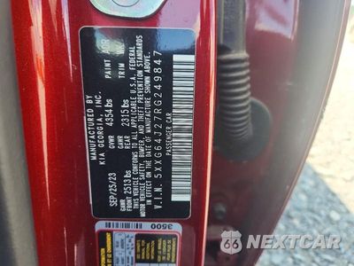 Zdjęcie 12 z 12 samochodu: 2024 KIA K5 GT LINE VIN:5XXG64J27RG249847 - miniatura