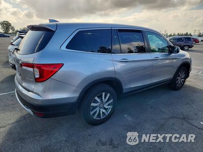 Trzecie zdjęcie samochodu z tyłu: 2021 HONDA PILOT EX VIN:5FNYF6H31MB065773 - miniatura