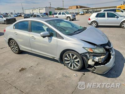 Czwarte zdjęcie samochodu z boku: 2014 HONDA CIVIC EXL VIN:19XFB2F98EE078899 - miniatura