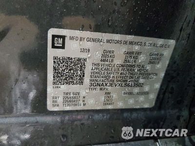 Zdjęcie 13 z 13 samochodu: 2020 CHEVROLET EQUINOX LT VIN:3GNAXJEVXLS613502 - miniatura
